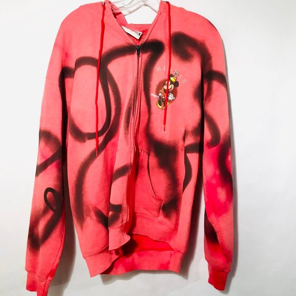 Disney Tops - DISNEY X MINNIE X CUSTOM Zip up Sweatshirt Tie Dye